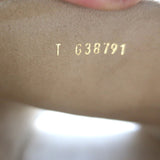 Chanel 22P Camellia Clog Sandals Beige Suede Size 38