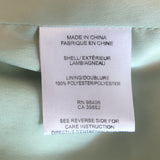 Theory Elenian Leather Motorcycle Jacket Pastel Green Size Medium NEW