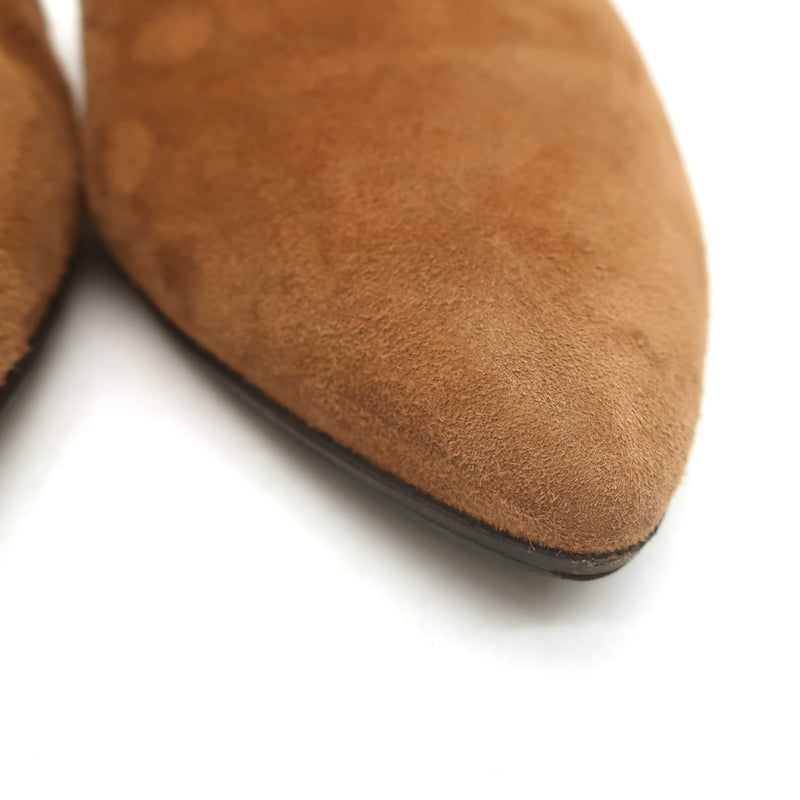 Jenni Kayne Suede Mules Brown Size 40