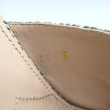 Prada Lizard Ankle Strap Platform Sandals Ivory/Gray Size 38 Open Toe Heels