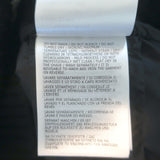 Moncler Striped Down Puffer Cardigan Jacket Black/White Size Extra Extra Small