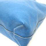 Hermes Double Sens 45 Reversible Tote Bleu Electrique Graphite Clemence Leather