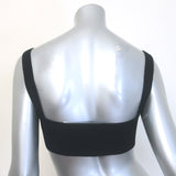 Galvan London NYX Bralette Top Black Stretch Ribbed Knit Size Small NEW
