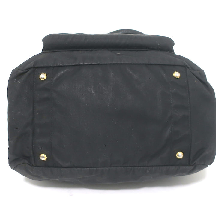 Prada Tessuto Nylon Diaper Bag Black