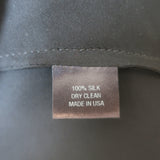 Nili Lotan Crisscross Halter Top Black Silk Size Extra Small Sleeveless Blouse