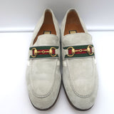 Gucci x Adidas Horsebit Loafers Light Gray Suede Size 7 NEW / US 10