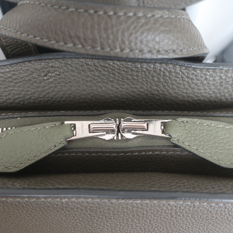 Hermes Cityback 27 Backpack Togo Vert Maquis