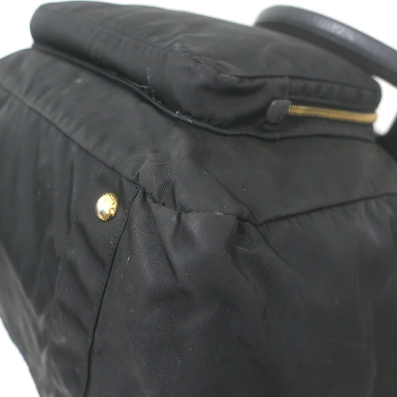 Prada Tessuto Nylon Diaper Bag Black
