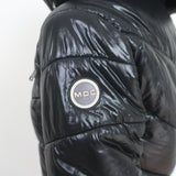 MDC Shiny Ski Jacket Black Size 40 Hooded Puffer