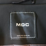 MDC Shiny Ski Jacket Black Size 40 Hooded Puffer