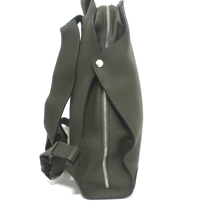 Hermes Cityback 27 Backpack Togo Vert Maquis
