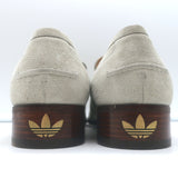 Gucci x Adidas Horsebit Loafers Light Gray Suede Size 7 NEW / US 10