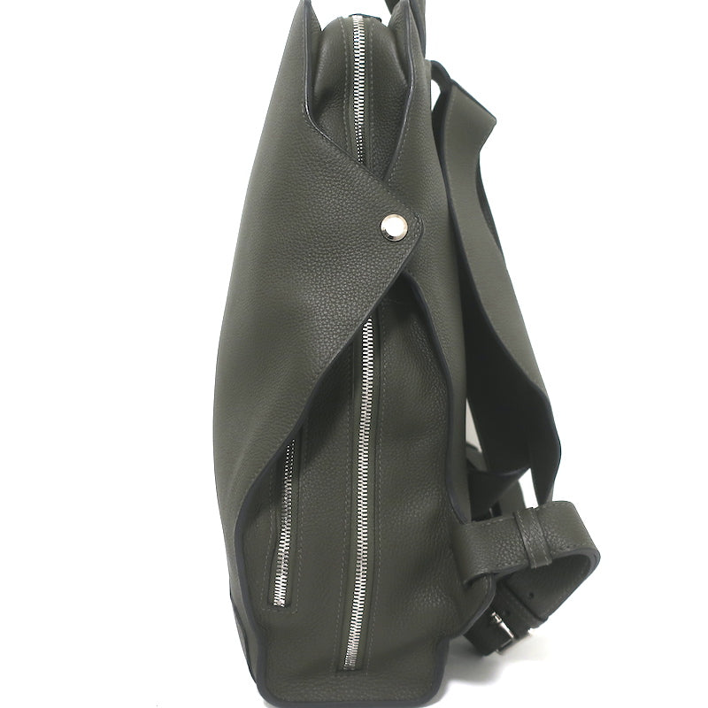 Hermes Cityback 27 Backpack Togo Vert Maquis