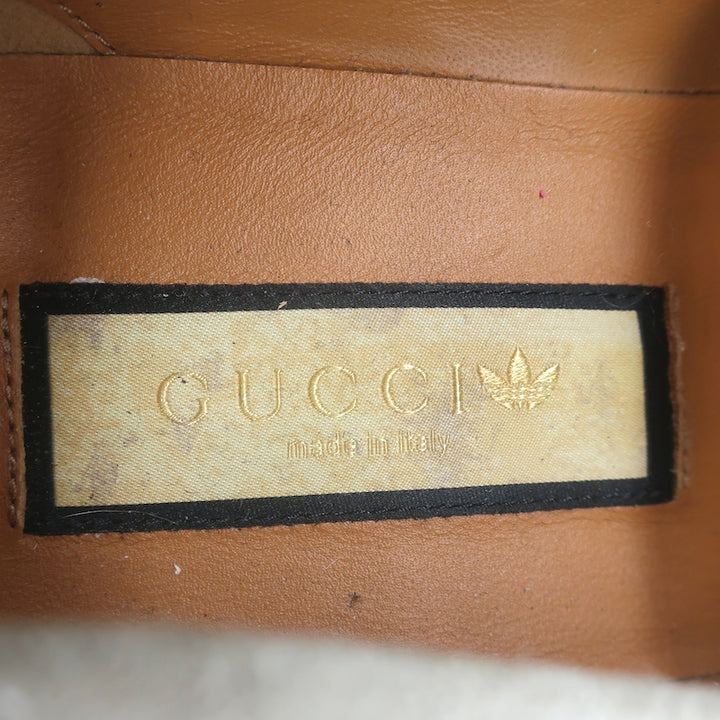 Gucci x Adidas Horsebit Loafers Light Gray Suede Size 7 NEW / US 10