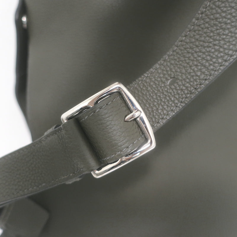 Hermes Cityback 27 Backpack Togo Vert Maquis