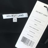 Helmut Lang Short Slip Dress Black Washed Cupro Size Small NEW