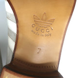 Gucci x Adidas Horsebit Loafers Light Gray Suede Size 7 NEW / US 10