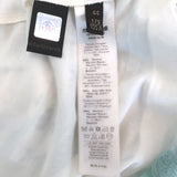 Roberto Cavalli Sleeveless Flounce Dress Light Green Chiffon-Trim Jersey Size 44