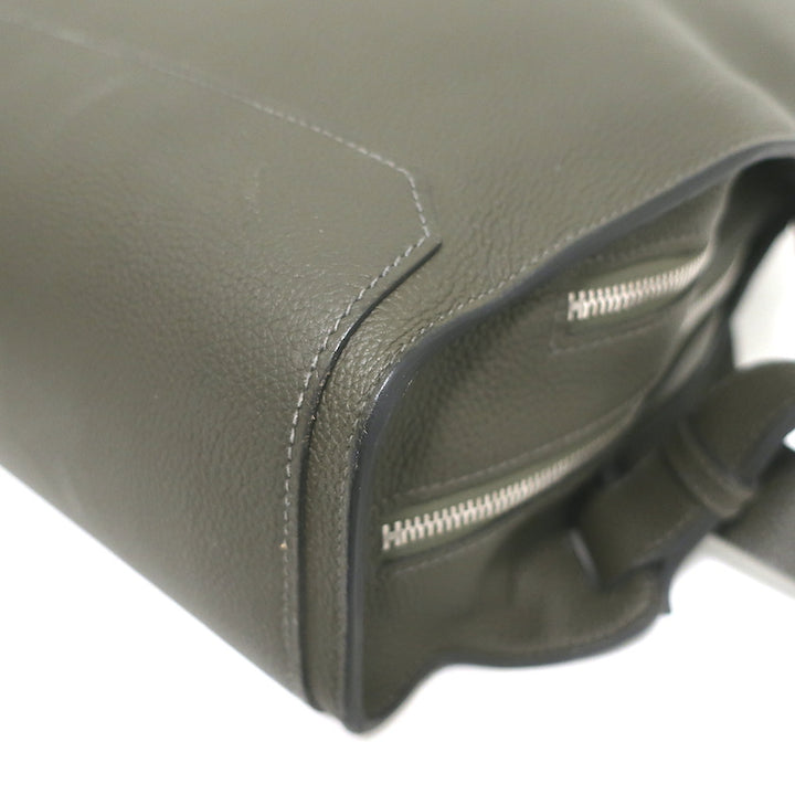 Hermes Cityback 27 Backpack Togo Vert Maquis
