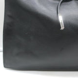 Vintage Gucci Drawstring Tote Black Leather Small Shoulder Bag