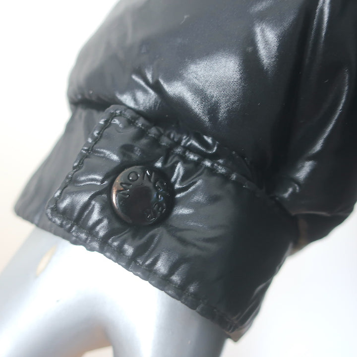 Moncler Bady Hooded Down Puffer Jacket Black Size 3