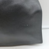 Vintage Gucci Drawstring Tote Black Leather Small Shoulder Bag