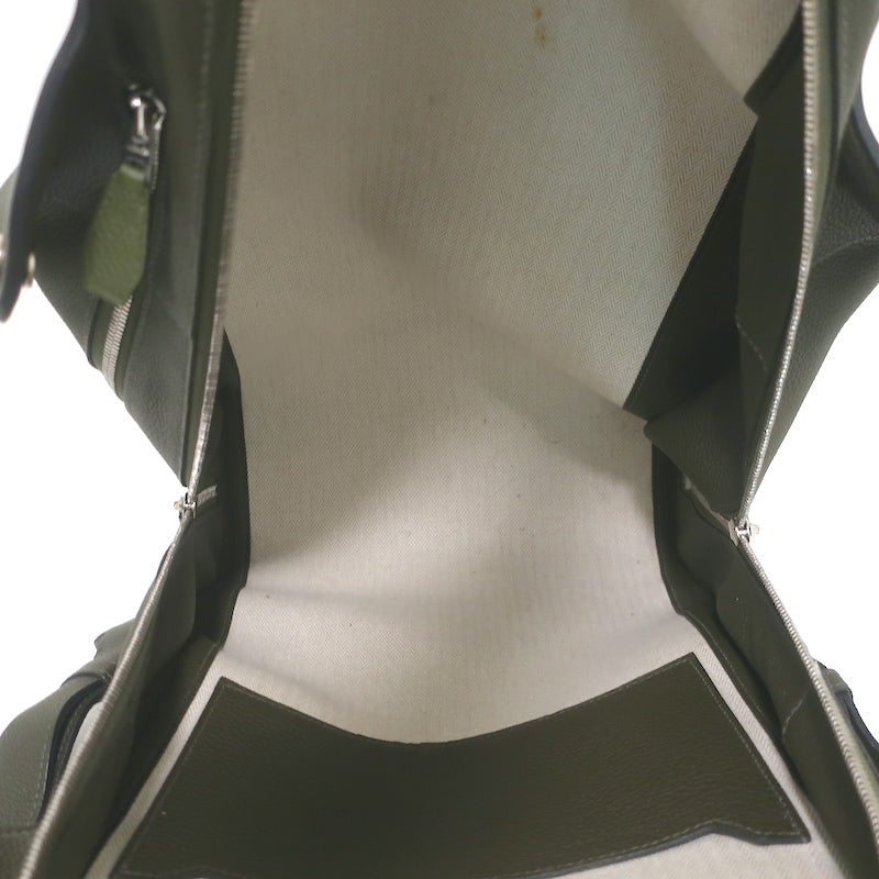Hermes Cityback 27 Backpack Togo Vert Maquis