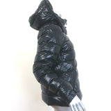Moncler Bady Hooded Down Puffer Jacket Black Size 3