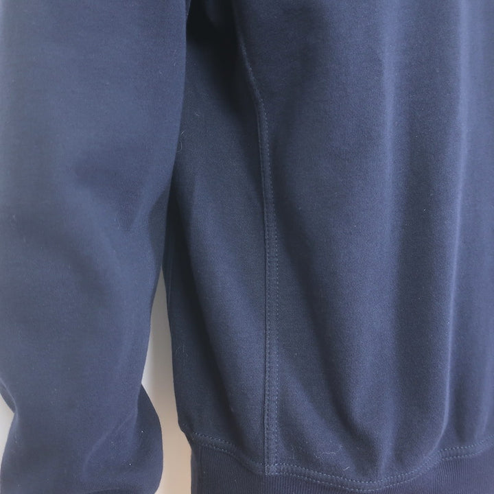 Brunello Cucinelli Crewneck Sweatshirt Navy Cotton-Silk Size Large