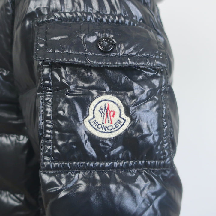 Moncler Bady Hooded Down Puffer Jacket Black Size 3