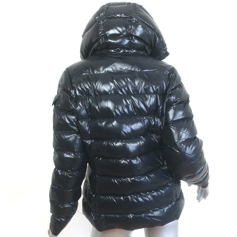 Moncler Bady Hooded Down Puffer Jacket Black Size 3