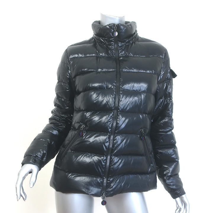 Moncler Bady Hooded Down Puffer Jacket Black Size 3
