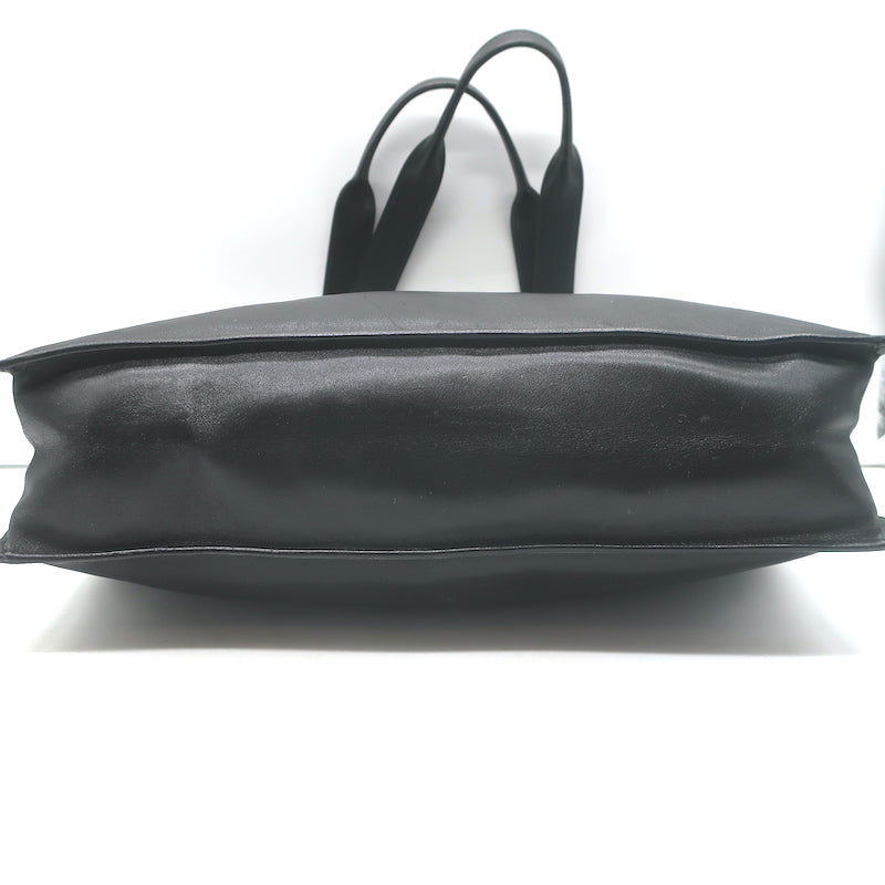 Vintage Gucci Drawstring Tote Black Leather Small Shoulder Bag