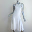 Ralph Lauren Black Label Tank Dress White Mesh-Inset Cotton Jersey Size Small