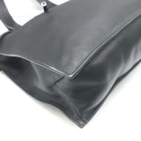Vintage Gucci Drawstring Tote Black Leather Small Shoulder Bag