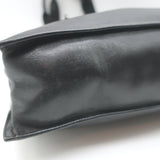 Vintage Gucci Drawstring Tote Black Leather Small Shoulder Bag