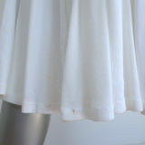 Ralph Lauren Black Label Tank Dress White Mesh-Inset Cotton Jersey Size Small