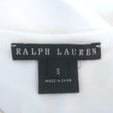 Ralph Lauren Black Label Tank Dress White Mesh-Inset Cotton Jersey Size Small