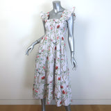 Hill House Home x Diane Hill Nap Dress Lilac Floral Print Cotton Size Small