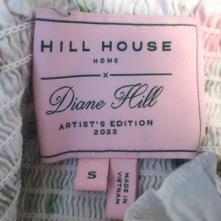 Hill House Home x Diane Hill Nap Dress Lilac Floral Print Cotton Size Small