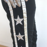Jet Set Starred Belted Ski Pants Black Size 1