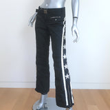Jet Set Starred Belted Ski Pants Black Size 1