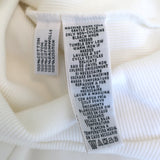 Ralph Lauren Black Label Drop Waist Tank Dress White Ribbed Jersey Size Medium