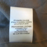 Helmut Lang Distressed Leather Button-Front Jacket Brown Size Small