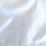 STAUD Greta Puff Sleeve Midi Dress White Stretch Cotton Size 8