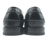 Gucci Kaveh GG Supreme Tassel Loafers Beige Canvas & Black Leather Size 7.5/ US 10.5 NEW