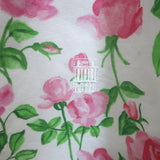 Hill House Home The Ellie Nap Dress White Floral Print Cotton Size Small