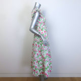 Hill House Home The Ellie Nap Dress White Floral Print Cotton Size Small