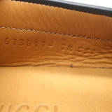 Gucci Kaveh GG Supreme Tassel Loafers Beige Canvas & Black Leather Size 7.5/ US 10.5 NEW