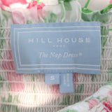 Hill House Home The Ellie Nap Dress White Floral Print Cotton Size Small